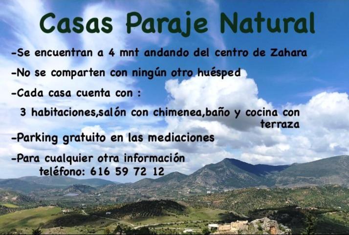Casas Paraje Natural 자하라 데 라 시에라 외부 사진